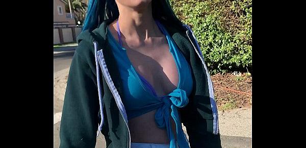  Hot TEEN Jewelz Blu Gets Fucked in Public Pool POV